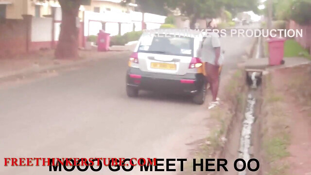 Freethinkers production ghana street pick up big ass girl featuring Nana beauty
