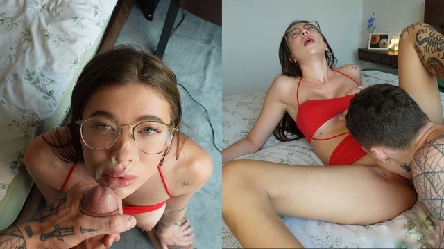 Amateur Couple Homemade Sextape Fucking Raw in Our Bedroom After Date Night