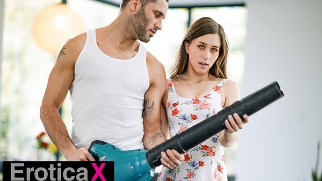 EroticaX -girl Dares the Gardener to Fuck her or Shut Up!