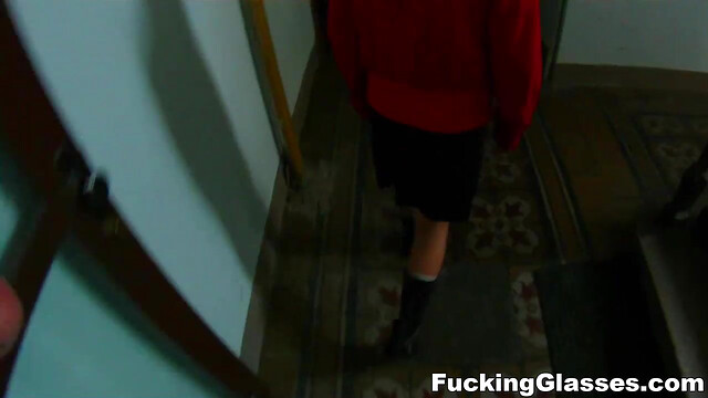 Fucking Glasses - Bored cutie Amala fucked for cash teen porn
