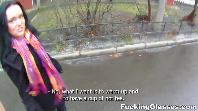 Fucking Glasses - Naughty teeny teen porn exposed Maryann Walker cum-shot