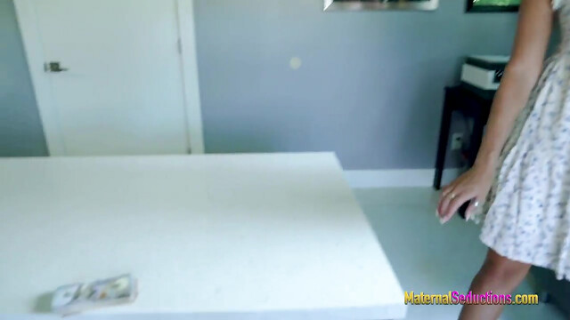 Hot Step Mom Wants to Make a Deal to Fuck - Nikki Brooks