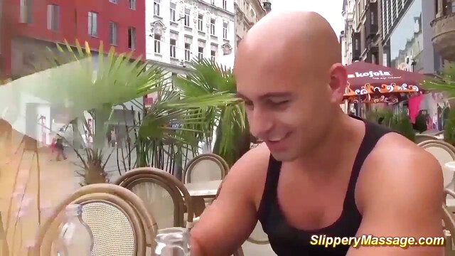 big cock nuru massage with Isabella Chrystin