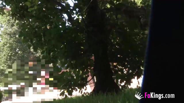 Monica Neni is back at FAKings, and wants to suck dicks in the park!!!