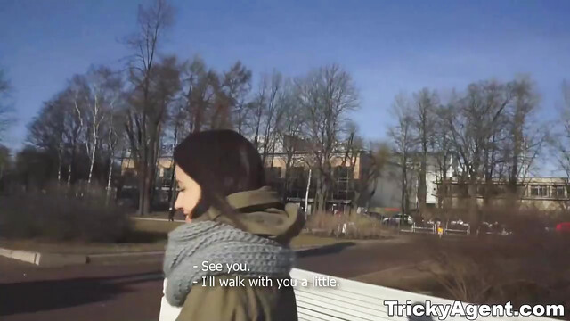 Tricky Agent - Shy cutie Izi Ashley fucks like a slut teen porn