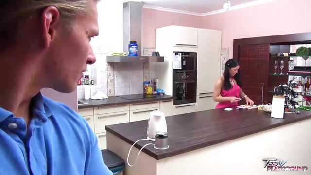 Teenyplayground Ass fucked teen babysitter is happy when eat cum from cock