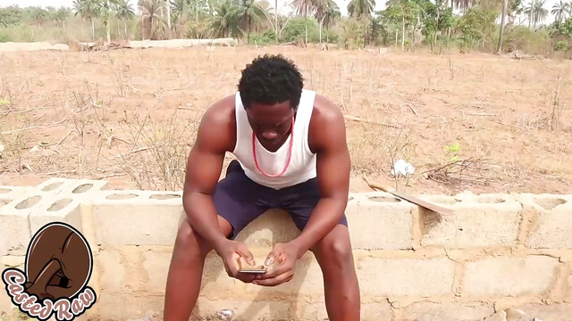 NAIJA PORN : my Landlord daughter is a young slut she made me fuck her big boobs and wet pussy outdoor