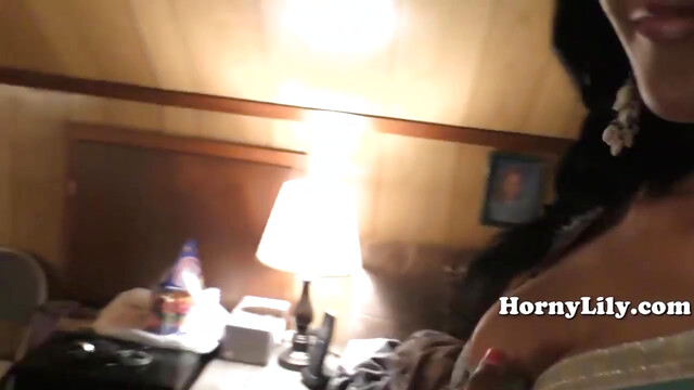 Busty Desi Indian MILF Sucks Cock