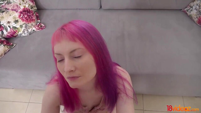 18videoz - Purple haired nubile Alien Fox fucking