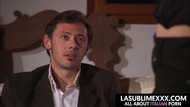 Big fat Asha Bliss sucks two beautiful cocks!