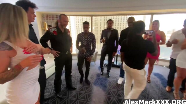 Hotwife Tour Gangbang Orgy - a lot of sexy girls