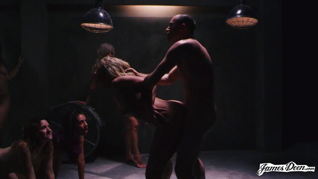 THE MOST INSANE 9 VS 1 GROUP ROUGH SEX ORGY MARATHON YOU HAVE EVER SEEN! - Featuring: Dani Daniels / Carmen Callaway / James Deen / Jessica Ryan / Janice Griffith / Carmen Caliente & MORE!