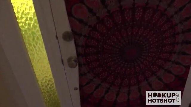 Tiny blonde teen gets her ass creampied by online date