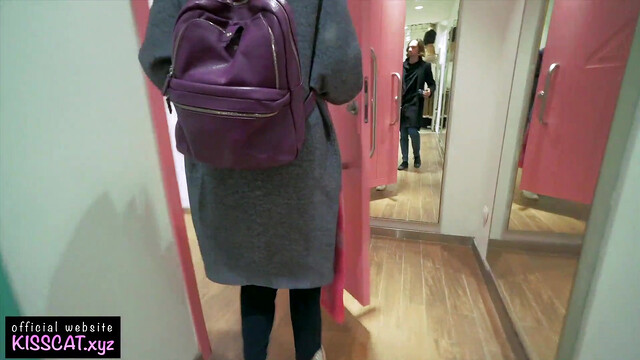 Public Agent - Risky Anal Sex in Zara Fitting Room with 18 Babe