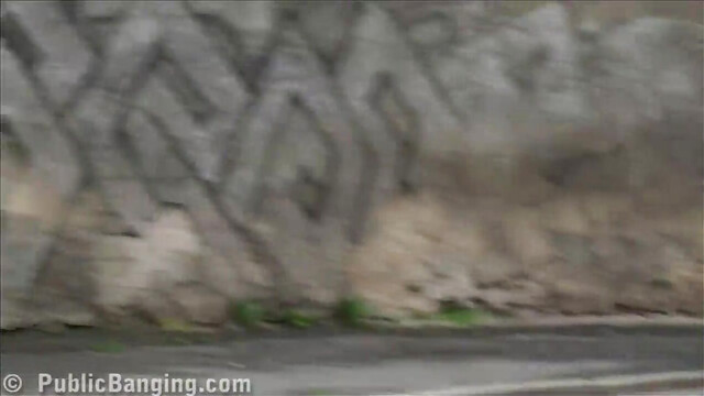 Pretty teen girl Alexis Crystal PUBLIC gangbang