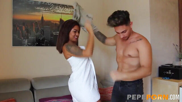 Helping those in need: she needs a BIG COCK to have a good time!