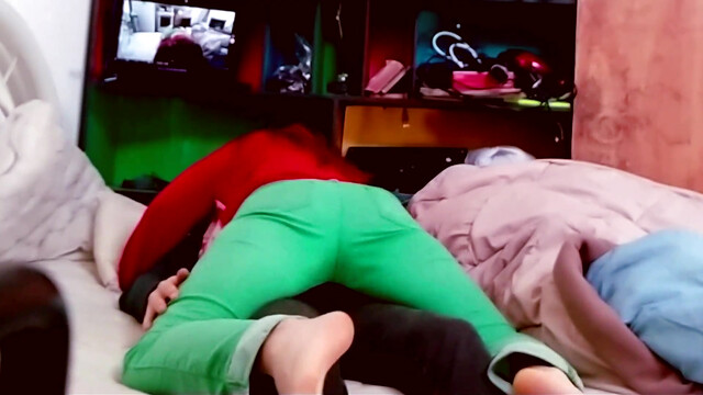 Wet pussy sounds amazing. Redhead delicate teen hard fucked in cowgirl position