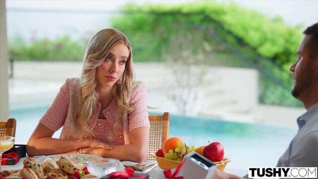 TUSHY Anal-Curious Hottie Haley And Hubby Play With Toys - Porn Movie