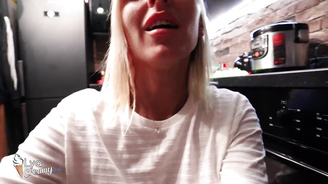 Teen Suck Big Cock and Jerk Off - Oral Creampie