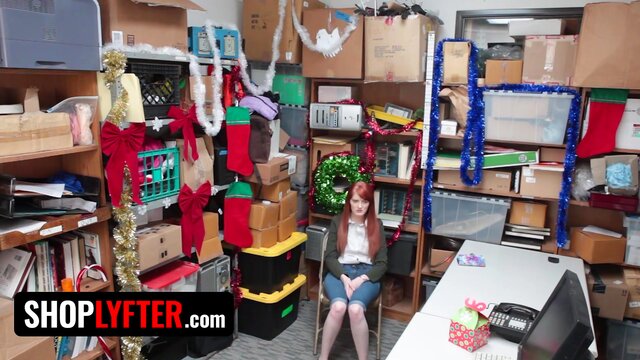 Shoplyfter - Passionate Redhead Thief Krystal Orchid Gets On Her Knees And Swallows Huge Cumshot - HD XXX Clip