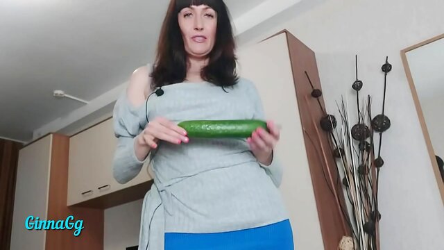 My Creamy Cunt Leak And Squirt From Hard Cucumber Fisting