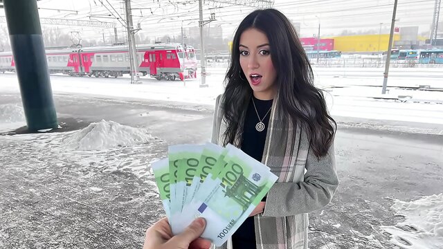 Sexy Bitch Riding Dick Hard, Moaning Loud In Tight Skirt, Cumming Wild For Cash