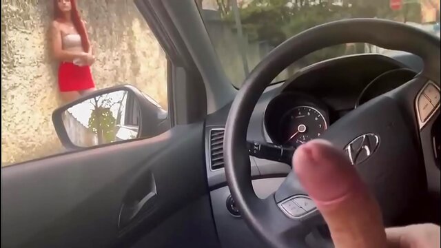 Blonde At The Bus Stop Bent Over And Fucked Hard After Being Asked For Directions!