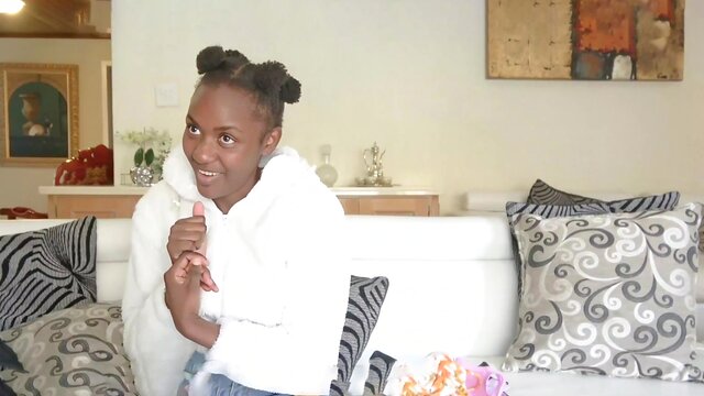 Shy Amateur Ebony Teen's First Wild Interracial Casting Session