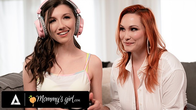 Curvy Lesbian Stepmom Ignites Passionate Hobbies in Gamer Girl Stepdaughter