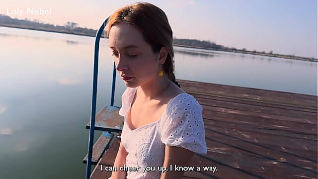 Fucking the Blues Away on the Dock with a Lonely Stunner