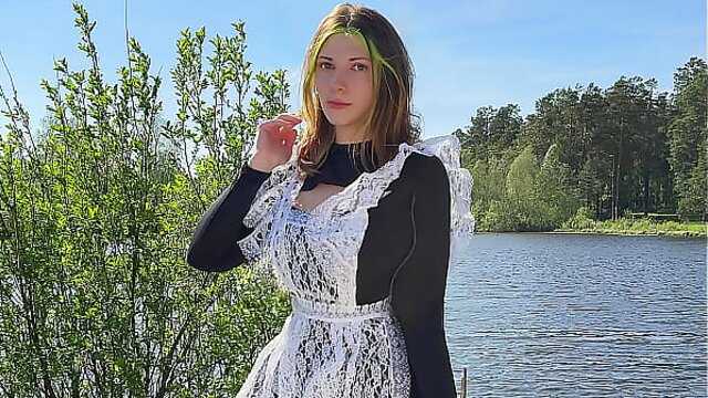 A Naughty Schoolgirl Right Before Her Summer Break Got Me Addicted