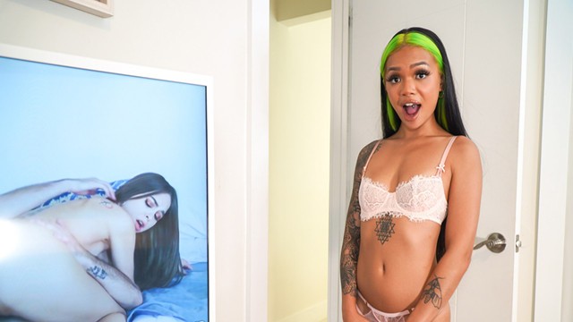 She gets brutally pounded by him, her tight holes stretched, screaming in ecstasy, rough sex.