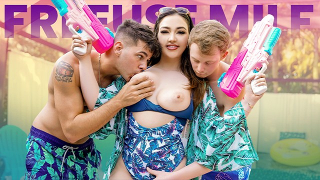 Horny Stepmom Seduces, Fucks Stepsons, Begging Them Staying Home, Getting Slammed Hard