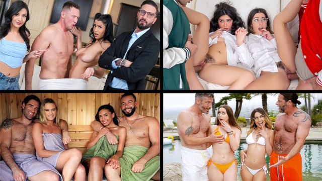 Horny Babes Getting Fucked By Hung Guys In Crazy Group Sex Sessions