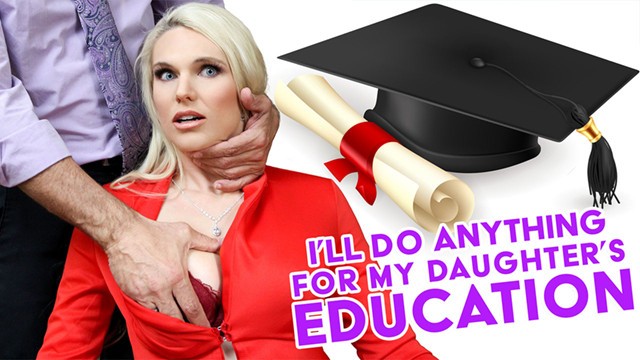 Busty MILF Seduces Principal, Sucking His Cock Behind The Desk Sensually