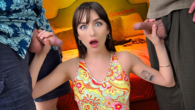 Emotional Moment as She Surprises Her Step-Grandfathers with a Heartfelt Gift