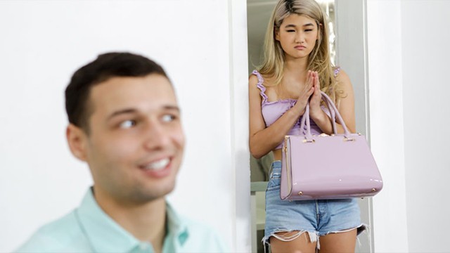 Shy Stepsister Overwhelmed by Her First Huge Creampie and Facial