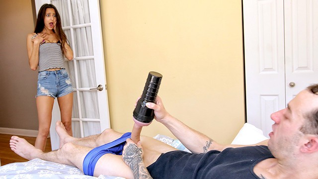 Passionate Stepsister Gives In To Lust With Brother's Friend All Day Long