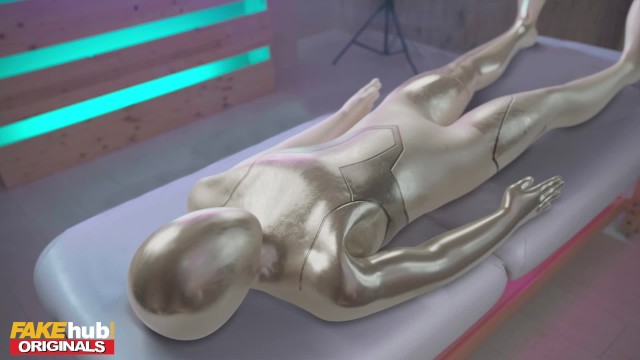 Sex-Crazed Cyborg Analyzes Hot French Babe's Mind for Epic Satisfaction Experience