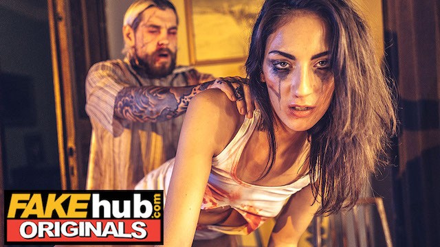 Hot Actress Gets Fucked Roughly by Killer in Horror Movie Dressing Room Chaos