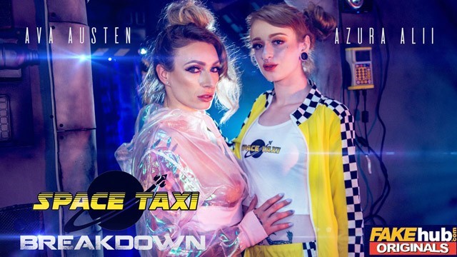 Space Taxi Driver Fucks Hairy Redhead then Hot MILF for Orgasmic Ride