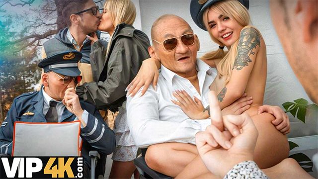 Old Veteran Gets Worshipped By His Girl Who Rides His Cock Like She's Never Done Before