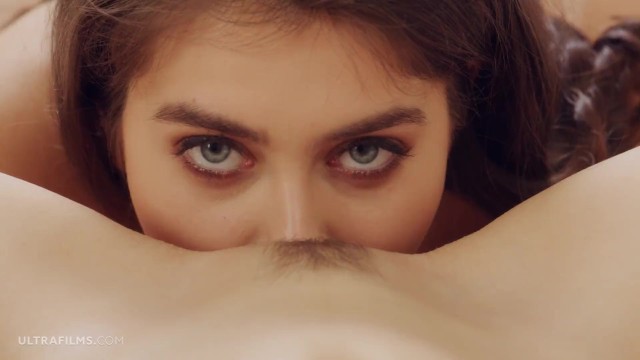 Lesbian lovers spending lazy afternoon eating pussy in bed together