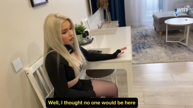 Heated Fight With Stepsister Ends In Rough Sex And Cum In Mouth