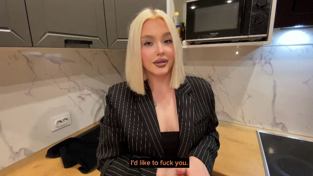 Cute coed riding freshman's cock wild in dorm room after frat beer pong
