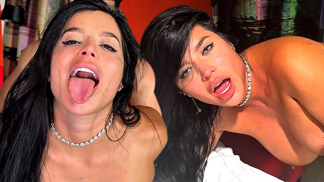 Hotel roomie squirts gushers on my face during hard pounding fuck