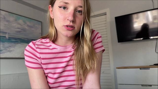 Tomboy Stepdaughter Nervously Tries Anal For The Very First Time At Home