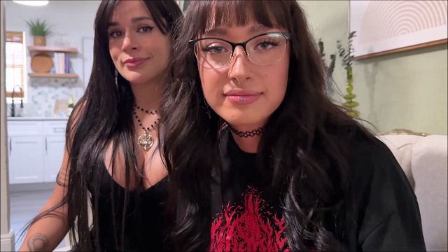 Meeting My Step Sister's Goth Girlfriend Leads To A Steamy Surprise Threesome At Home