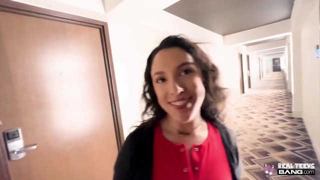 Raven Haired Teen Selena Ivy Moans Loud While Taking It Deep From Behind