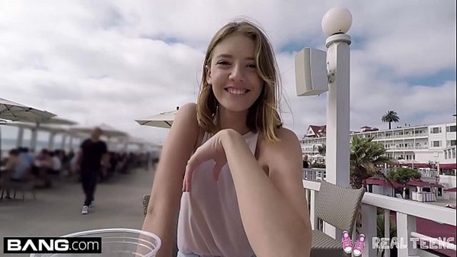 Adventurous Teen Plays With Wet Pussy In Public Park Under Her Cute Sundress